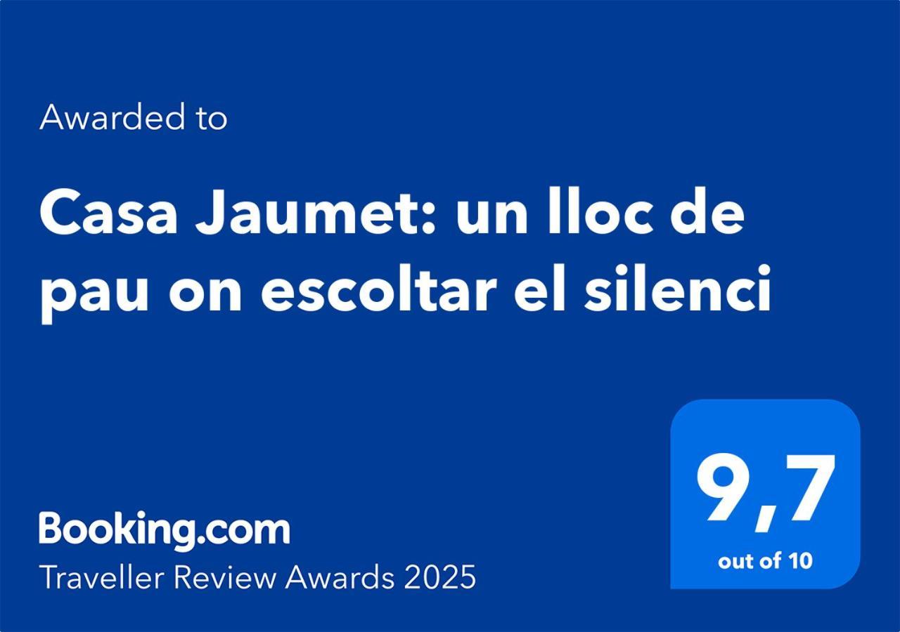 شقة Casa Jaumet: Un Lloc De Pau On Escoltar El Silenci Aramunt المظهر الخارجي الصورة